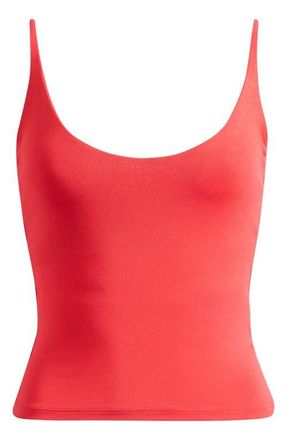 SKIMS Smooth Layers Scoop Neck Camisole in Carmine at Nordstrom, Size X-Small