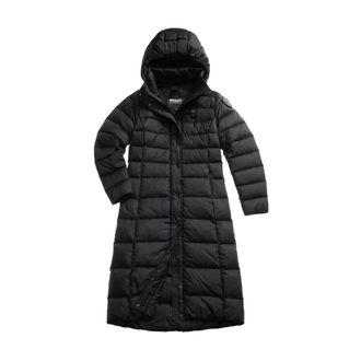 Blauer Jassen, Dames, Zwart, L, Leer, Piumino Lungo Sfiancato Anita