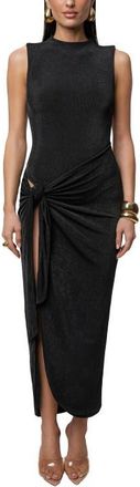 JLUXLABEL Aubree Midi Dress in Black at Nordstrom, Size X-Small