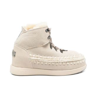 Mou New Inner Wedge Lace-up - Dames - Schoenen - Wit - Maat: 41 EU Wol