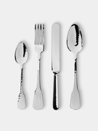 Pampaloni Troia Silver-Plated Dinner Cutlery (Set of 4 Pieces)