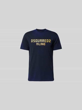Dsquared2 Cool Fit T-Shirt aus reiner Baumwolle in Marine, Gr&ouml;&szlig;e XL