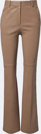 Joseph Tafira leather flared pants