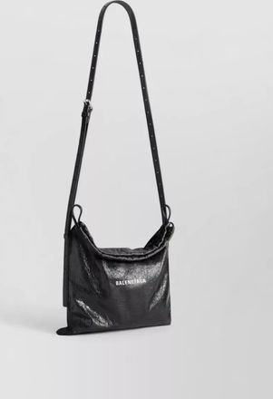 Balenciaga shoulder bag textured silk adjustable strap