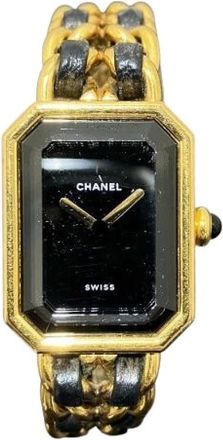 Chanel Pre-owned Watches, female, Black, Size: ONE SIZE Pre-owned Premiere L Quartz Wristwatch