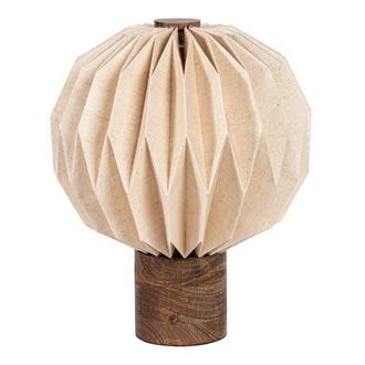 Jonathan Y Designs Quincy 11 Modern Minimalist Paper Pleated Orb Accent LED Table Lamp in Natural at Nordstrom