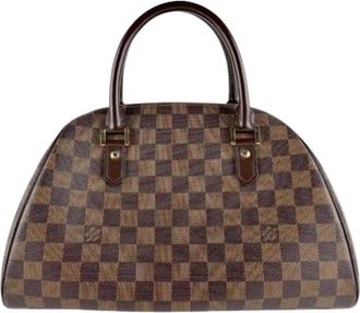 Louis Vuitton Pre-owned Damier Canvas Handbag - Dames - Vintage Handtas - Bruin - ONE Size - Vintage
