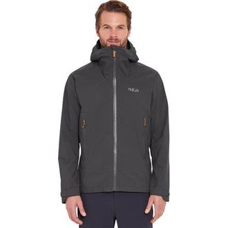 RAB Downpour Light Jacket - Mens in Anthracite at Nordstrom, Size Xx-Large