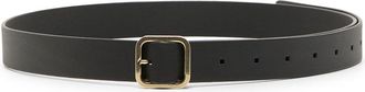 Mars&egrave;ll Quadra leather belt - Black