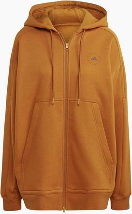 adidas Womens Oversize Drop Shoulder Hooded Sweatshirt - Yellow - Size: 14