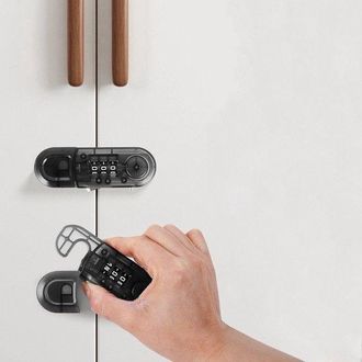 OEM Cerradura De Combinaci&oacute;n De 2 Piezas Para Cajones, No Requiere Perforaci&oacute;n, Cerradura Antirrobo Para La Oficina, Cerradura Antipalanca