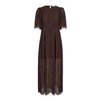 Co'Couture Gowns, female, Brown, Size: XS Leticc Lace Maxi Dress