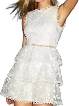 Lulus Womens Look So Sweet Dress In White