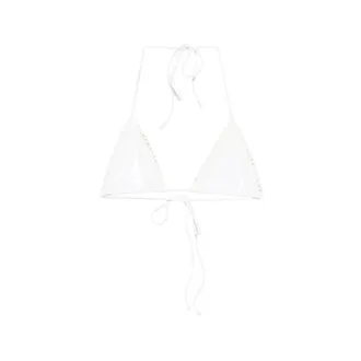 Frankies Bikinis Triangle Cup Bikini Top - female - Frankies Bikinis - Bikinis - White - S - Swimwear