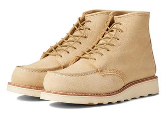 Red Wing Shoes 6 Classic Moc Womens Lace-up Boots Cream Abilene : 5.5 M (B), Leather