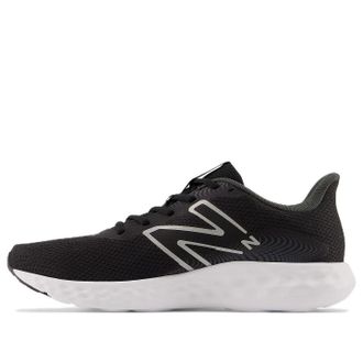 New Balance 411v3 Shoes Black Dark Silver Metallic M411LB3