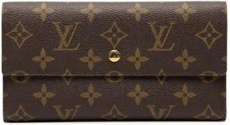 Louis Vuitton Pre-owned Wallets, female, Brown, Size: ONE SIZE Pre-owned Plastic Wallet