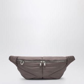 Rick Owens Quilted Belt Bag In Mud Color