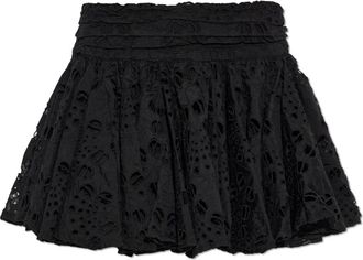 AllSaints Dotty Skort - Dames - Korte rokken - Zwart - M - Polyester - Rokken
