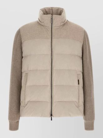 Moorer allori hooded quilted down jacket