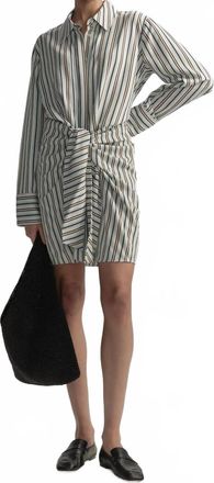 A.L.C. Mia Mini Dress In Ice Mint/ganache