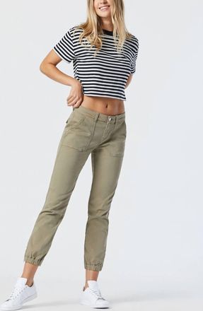 Mavi Ivy Twill Slim Cargo Pant In Vetiver