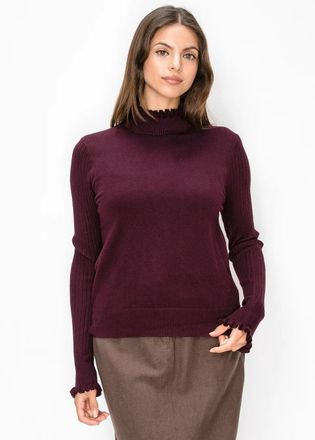 YAL New York The Ruffle Cuff Sweater