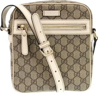 Gucci Pre-owned Plastic gucci-bags - Dames - Vintage Schoudertas - Beige - ONE Size - Vintage