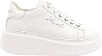 Karl Lagerfeld Anakapri Sneakers - Dames - Sneakers - Wit - 39 EU - Leer - Schoenen