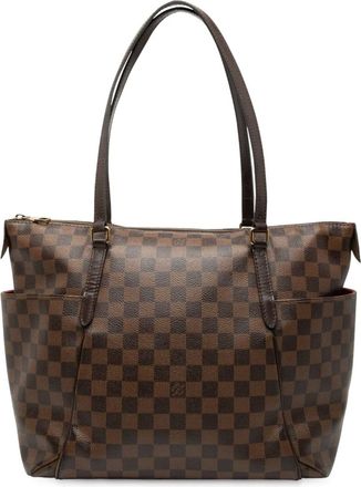 Louis Vuitton Borsa tote Totally MM tela Damier Eb&egrave;ne 2014 - Marrone
