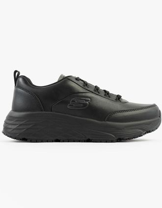 Skechers Womens Skechers Work MAX CUSHIONING ELITE SR - KAJUS Womens Safety Trainers Black - Size: 4.5
