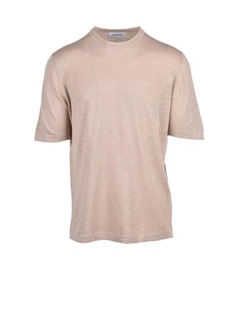 Dressism. Beige Linen Cotton Knit Top
