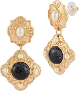 Sphera Milano Gold-Plated 4Mm Pearl Earrings