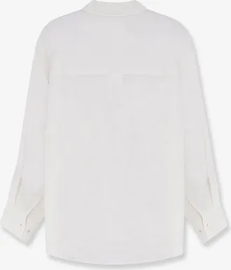 Closed Womens Linen Shirt White