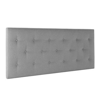 HOMN Cabecero tapizado 140x60 cm gris claro