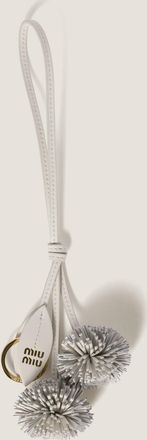 Miu Miu Trick leather keyring