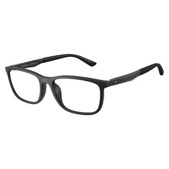 Emporio Armani Glasses, male, Black, Size: 55 MM Ea3280U Optical Frame