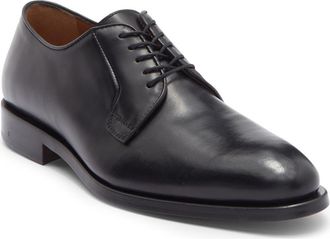 Antonio Maurizi Plain Toe Derby in Nero at Nordstrom Rack, Size 12Us / 45Eu