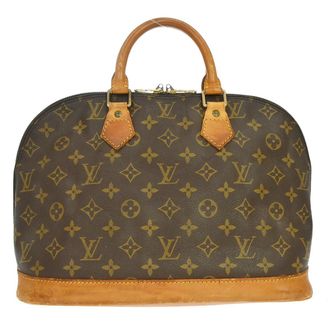 Louis Vuitton Alma Monogram Brown Canvas Handbag (Pre-Owned)