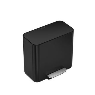 Simplehuman 15L mini recycler step can in Matte Black at Nordstrom