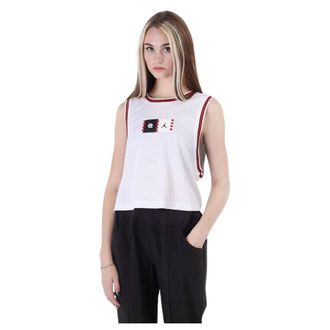 Nike Jordan Fitness, Dames, Wit, L, Polyester, Essential Quai 54 Jersey