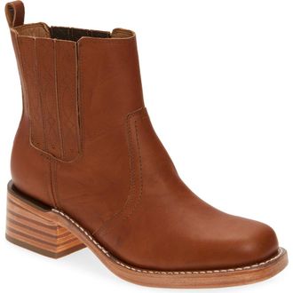 Frye Campus Platform Chelsea Boot in Saddle at Nordstrom Rack, Size 7.5