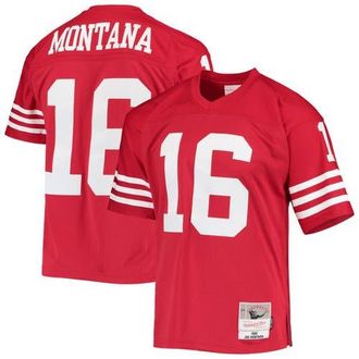 Mitchell & Ness Mens Mitchell & Ness Joe Montana Scarlet San Francisco 49ers Legacy Replica Jersey at Nordstrom, Size 4X-Large