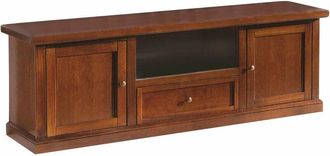 Milani Home CLAYTON - mobile porta tv in legno massello cm 45 x 160 x 56 h
