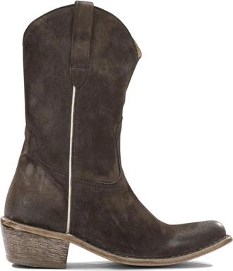 Moma Dallas Western Boots - Dames - Cowboylaarzen - Bruin - 39 EU - Leer - Schoenen