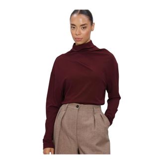 Filippa K Tops, Dames, Rood, XS, Twisted Neck Top