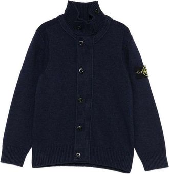 Stone Island High-neck cardigan with buttons