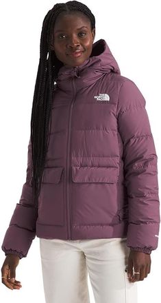 The North Face Gotham Jacket Womens Midnight Mauve Full-Zip Hooded DDR165