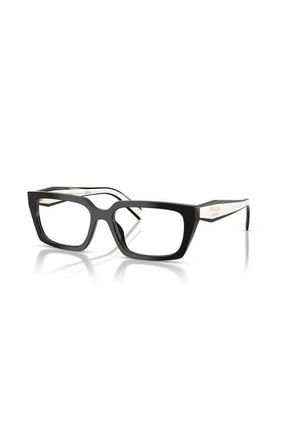 Prada 53mm Rectangle optical glasses in Black at Nordstrom