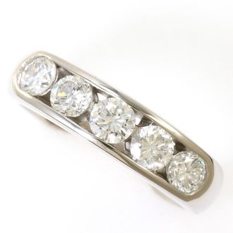 C&A Platinum Platinum 900 Band Ring (Pre-Owned)